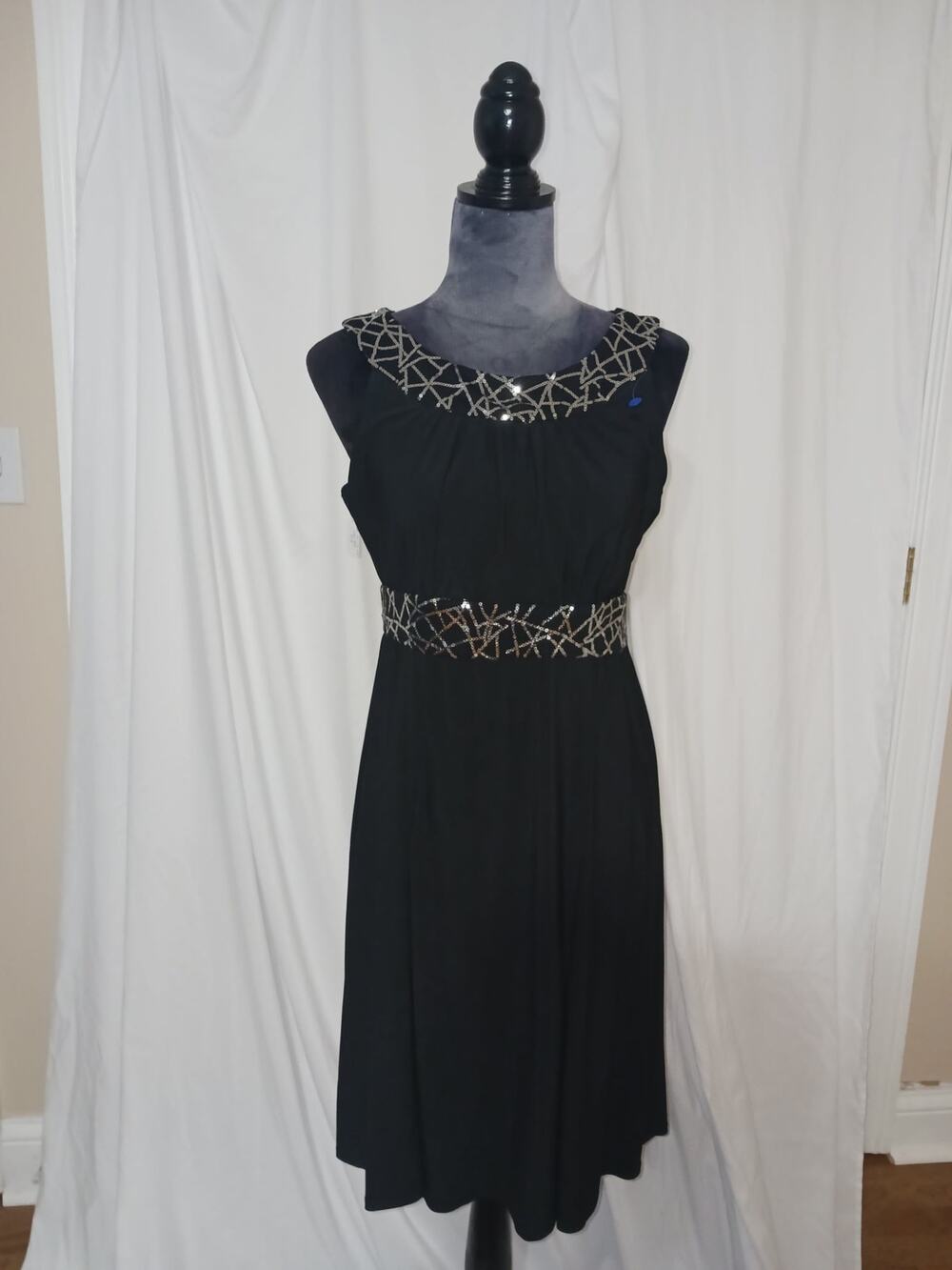 Perceptions Petite black formal dress, size 10P
